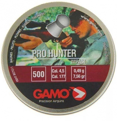 Пули Gamo Pro-Hunter 0.48 г, кал. 4.5 мм 500 шт