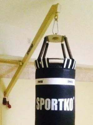Профессиональный мешок Спортко (110*35 см, вес 50 кг, кожа 4 мм)